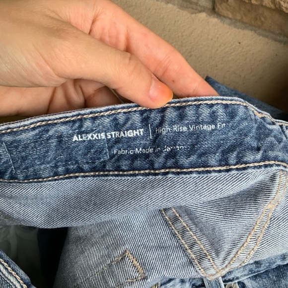 ADRIANO GOLDSCHMIED Alexxis Straight High Rise Distressed Women’s Jeans Size 28 - Picture 9 of 16